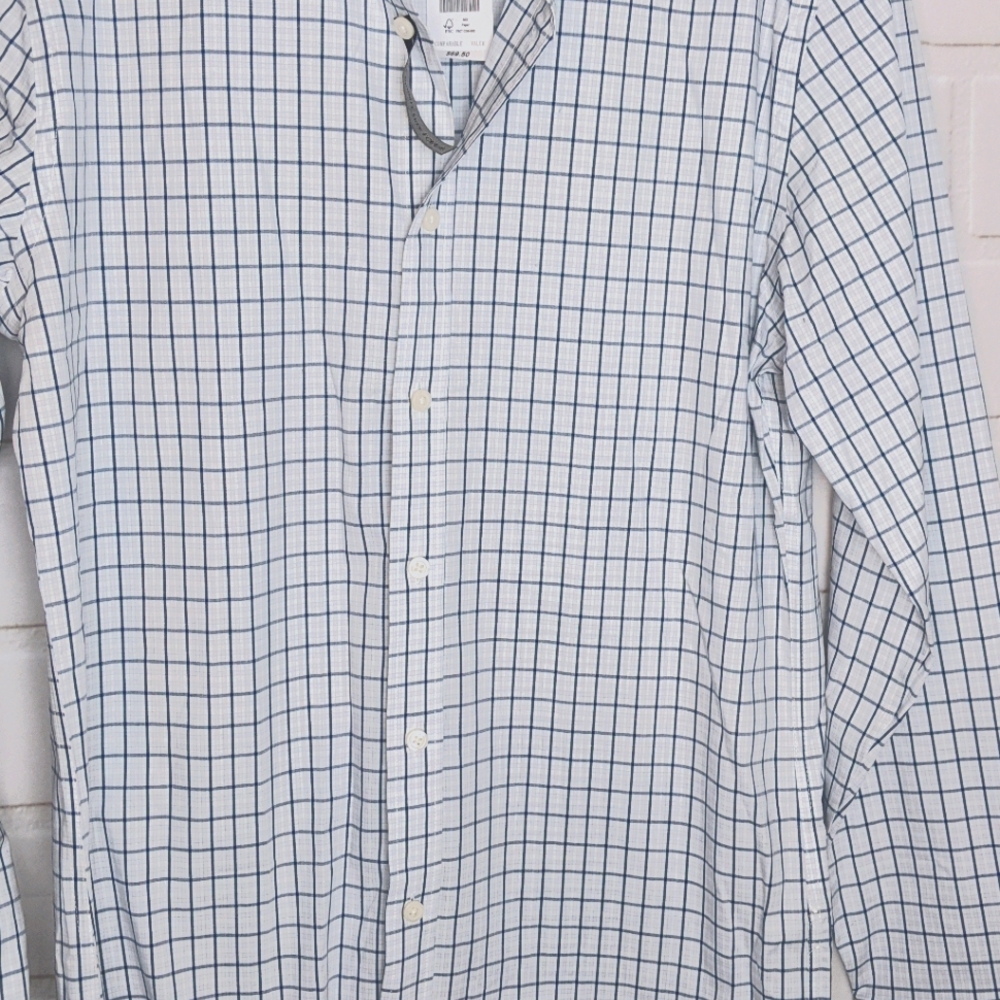 NWOT J. Crew Mens Small button up shirt, Flex Wrinkle Free - Picture 6 of 13